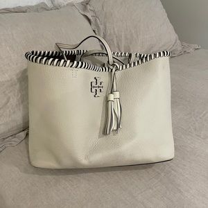 Tory Burch whip stitch tote